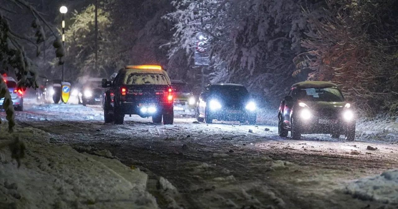 Trains delayed and drivers warned over snow and icy weather forecast