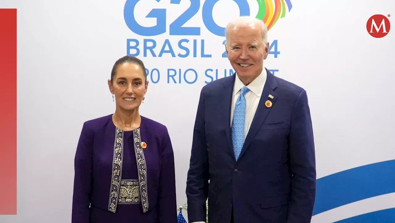 En G20, Sheinbaum pidió personalmente a Biden información sobre captura de 'El Mayo'