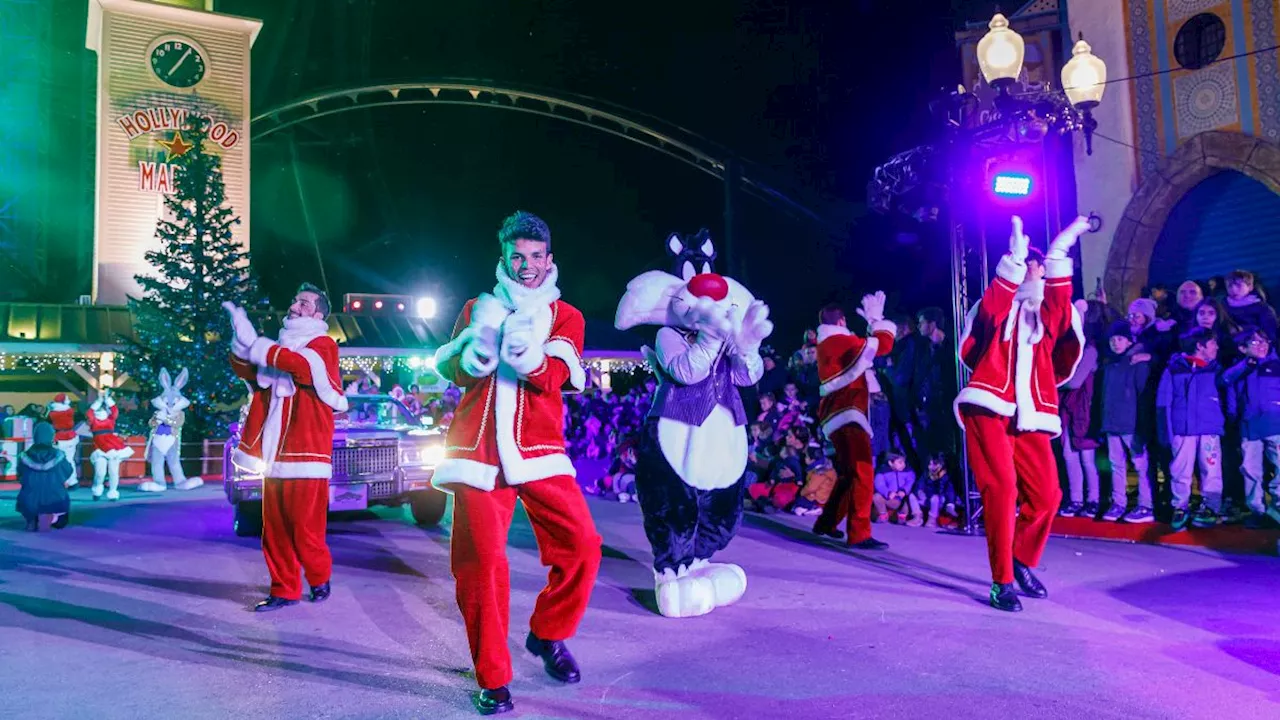 Parque Warner y Parque de Atracciones de Madrid abren sus puertas a una Navidad mágica