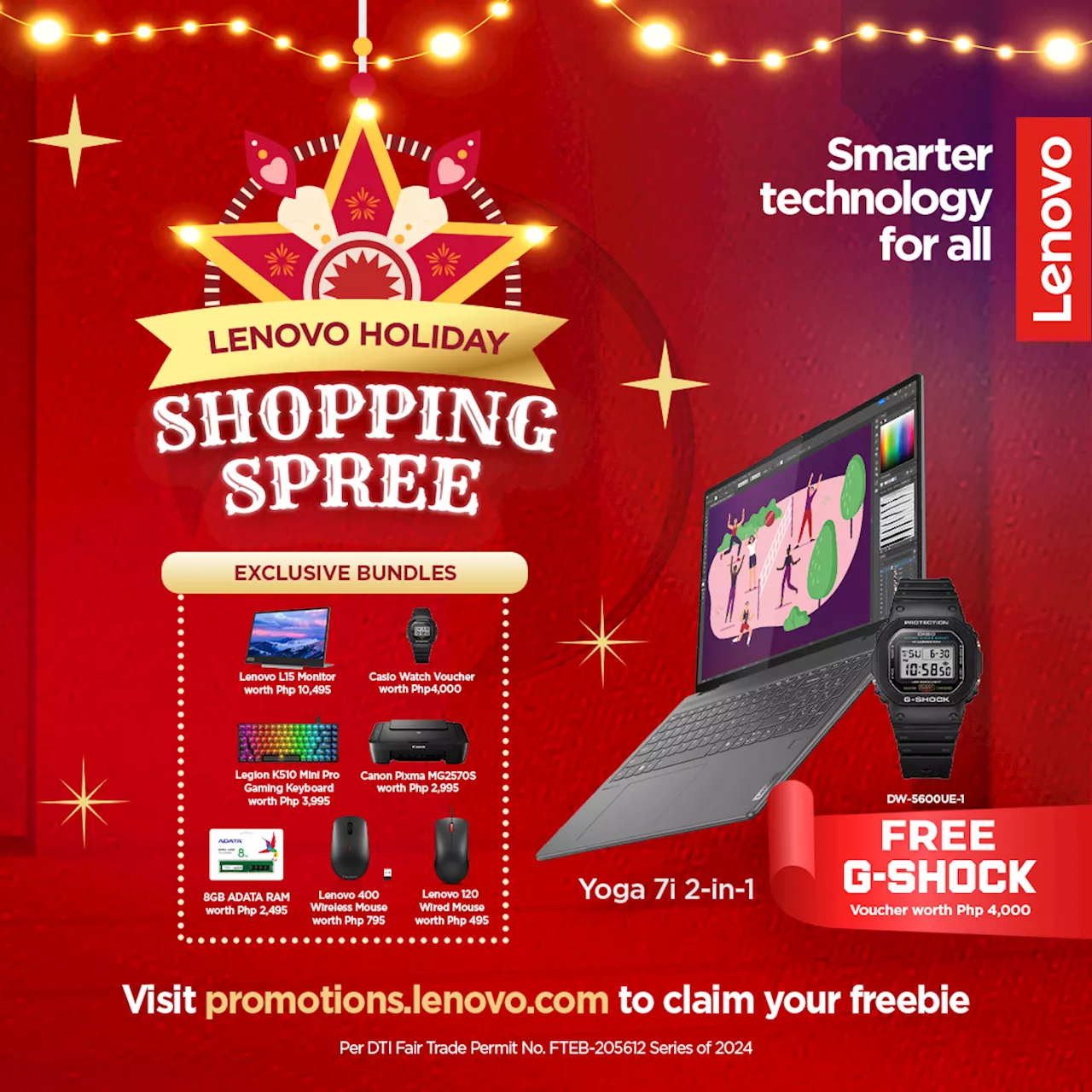 Lenovo launches Holiday Shopping Spree promo with exciting freebies