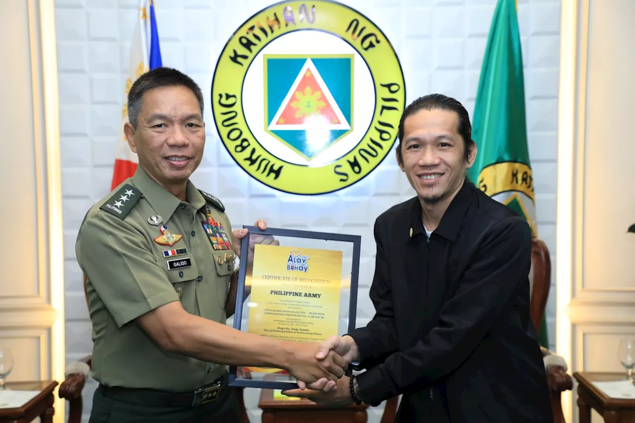 Philippine Army receives ‘Life Saver Award’