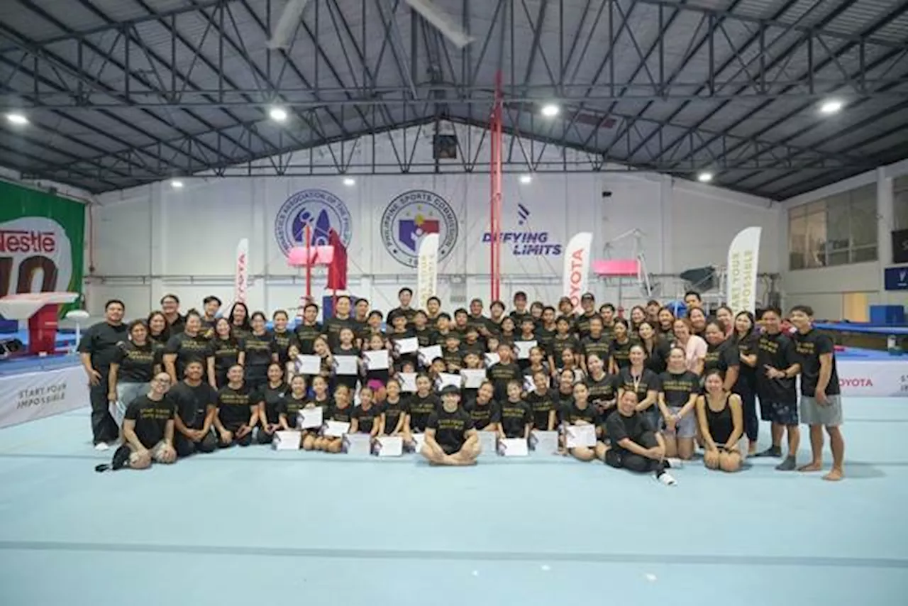 Toyota Motor Philippines and Carlos Yulo hold ‘Start Your Impossible’ gymnastics camp to support promising athletes