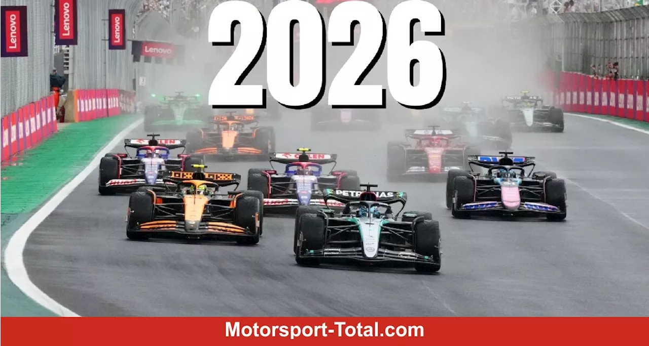 Formel-1-Kalender 2026: Die Übersicht mit allen Rennen und Terminen