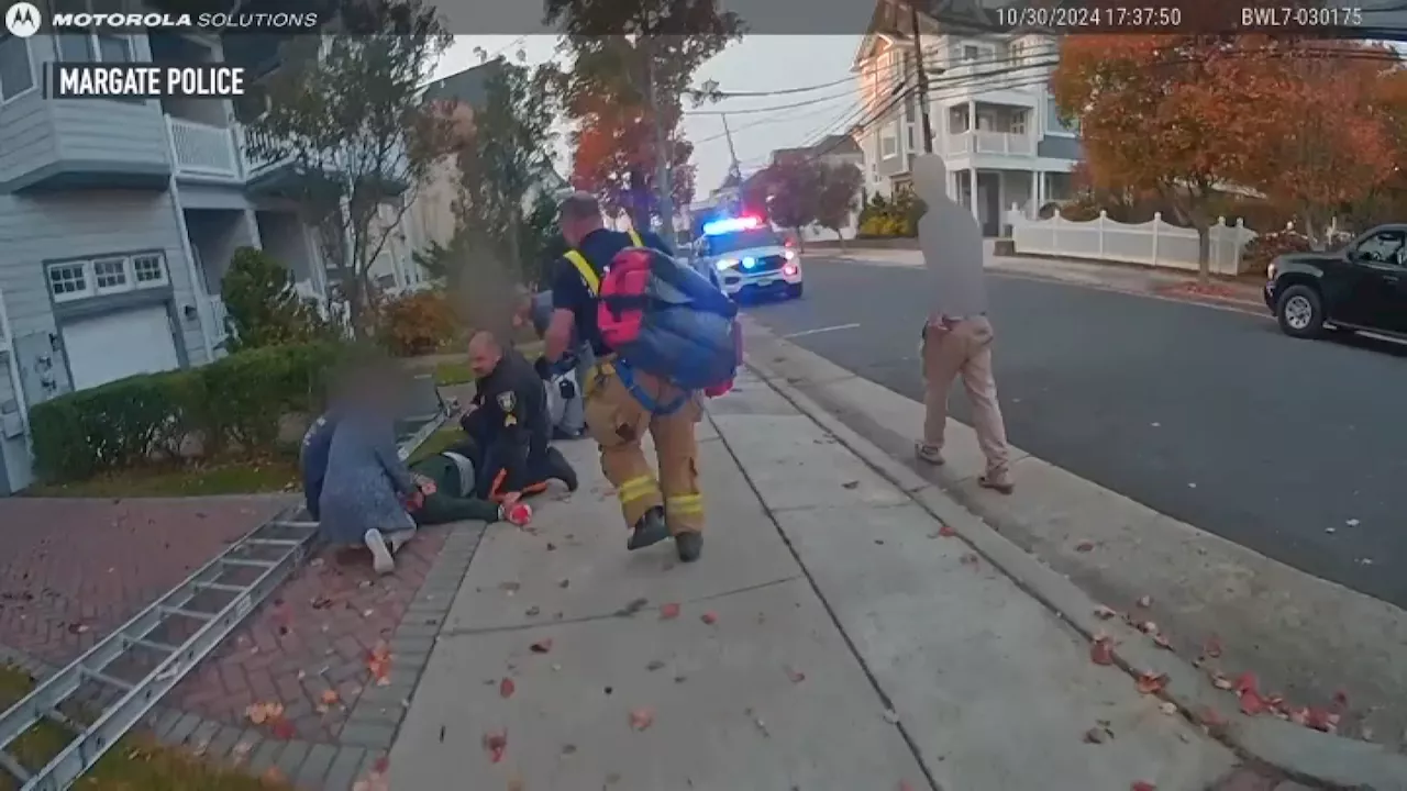 2 roofers saved after getting electrocuted moving ladder at Jersey Shore job site