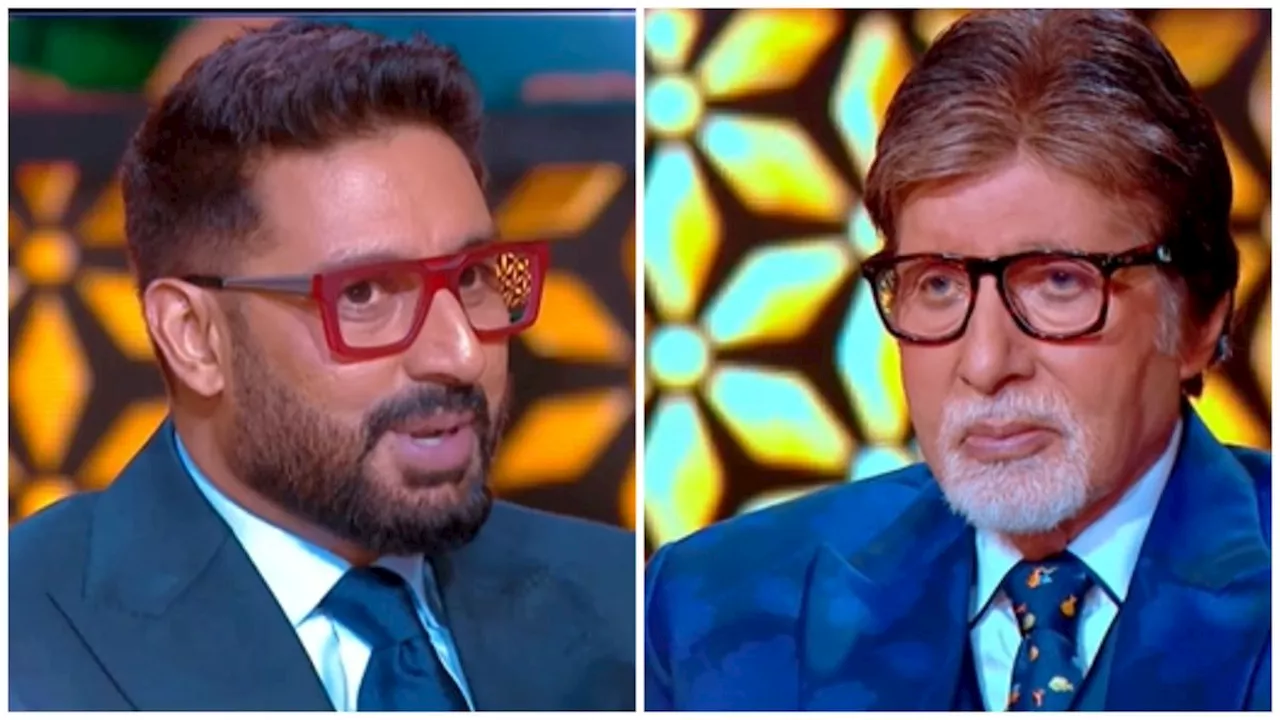 KBC 16: अभिषेक ने नेशनल टीवी पर कह दी अमिताभ बच्चन के बारे में इतनी बड़ी बात, बिग बी रोक नहीं पाए अपने आंसू