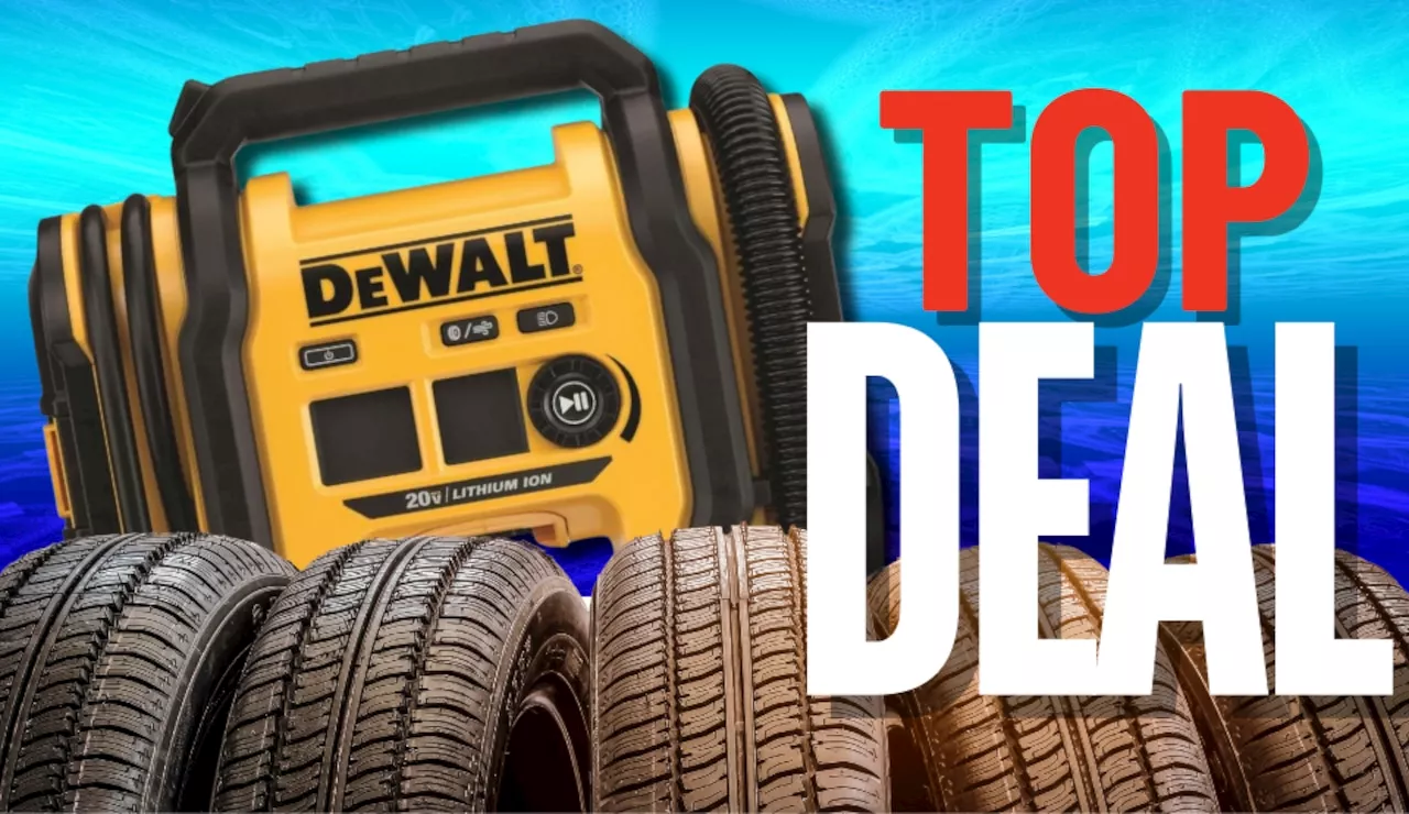 Amazon has this DEWALT 20V tire inflator on sale for a big 30% off in an early Black Friday deal