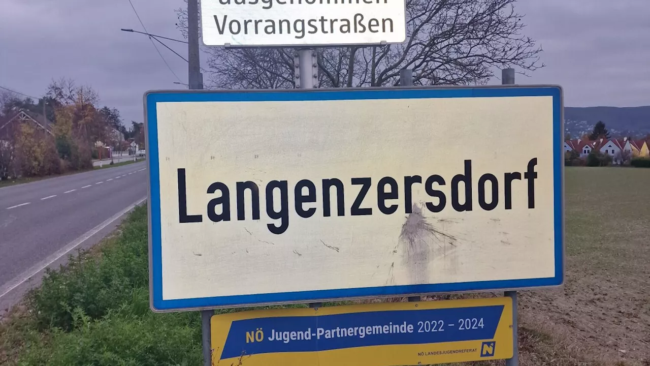 30er-Schild bei Langenzersdorfer Ortseinfahrt irritiert