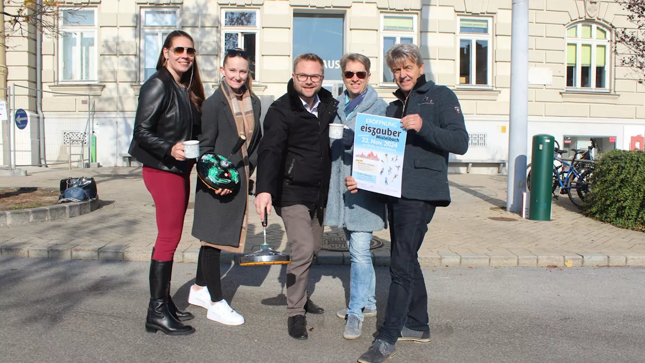 Nicht nur für die Kleinen: Eiszauber lockt mit Eisstockschießen