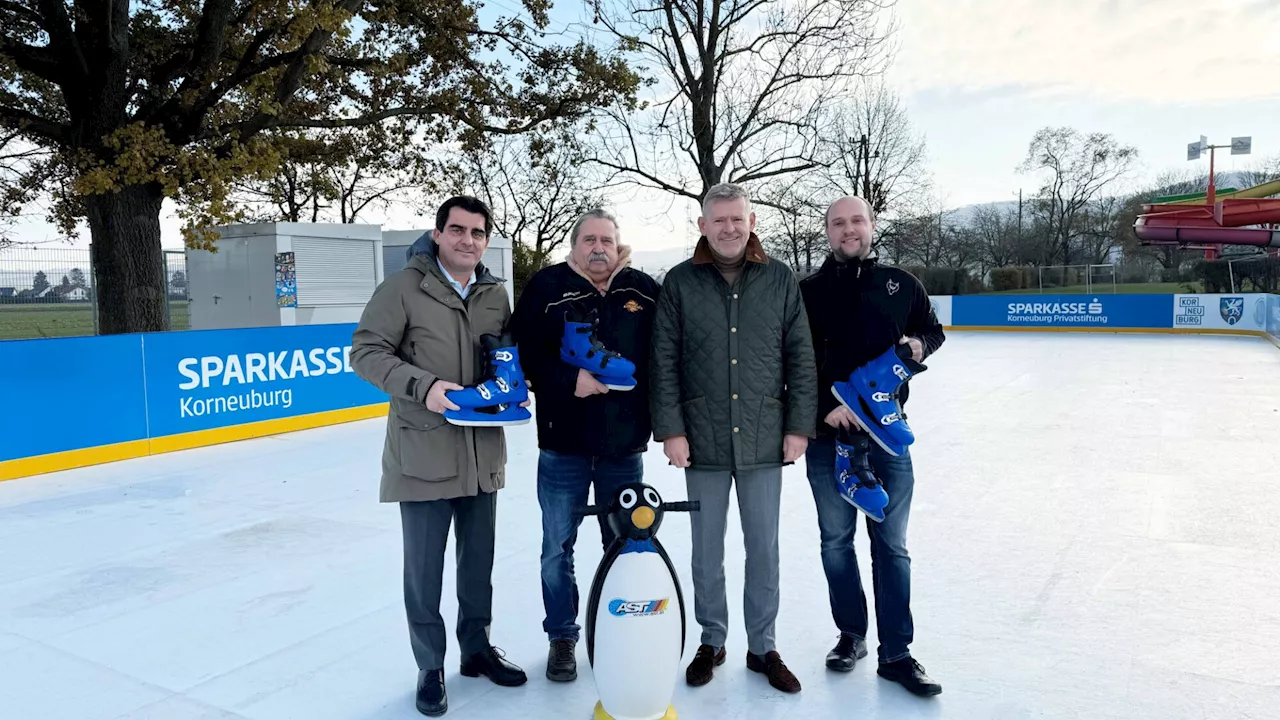 Winterliches Vergnügen im Bisamberger Florian Berndl-Bad