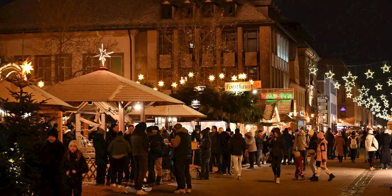 Ein weihnachtlicher Wald mitten auf dem Erlanger Schlossplatz: Alle Infos zur Waldweihnacht 2024