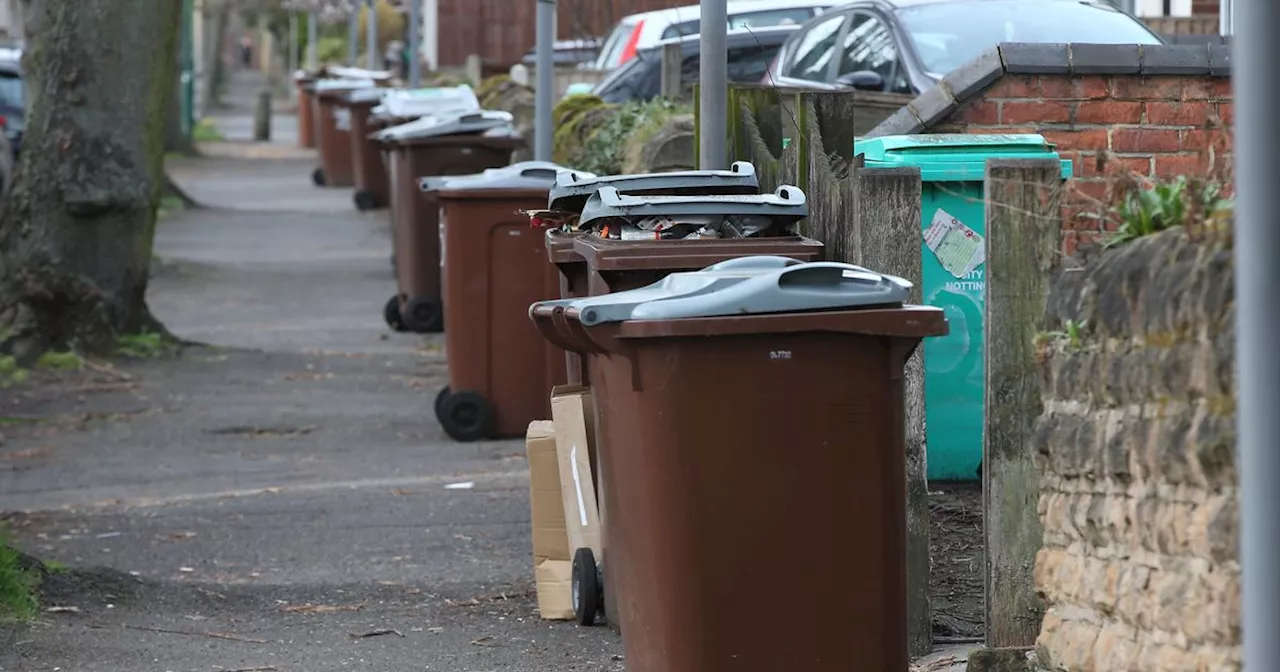 All Notts area's bin collections suspended by council due to snow