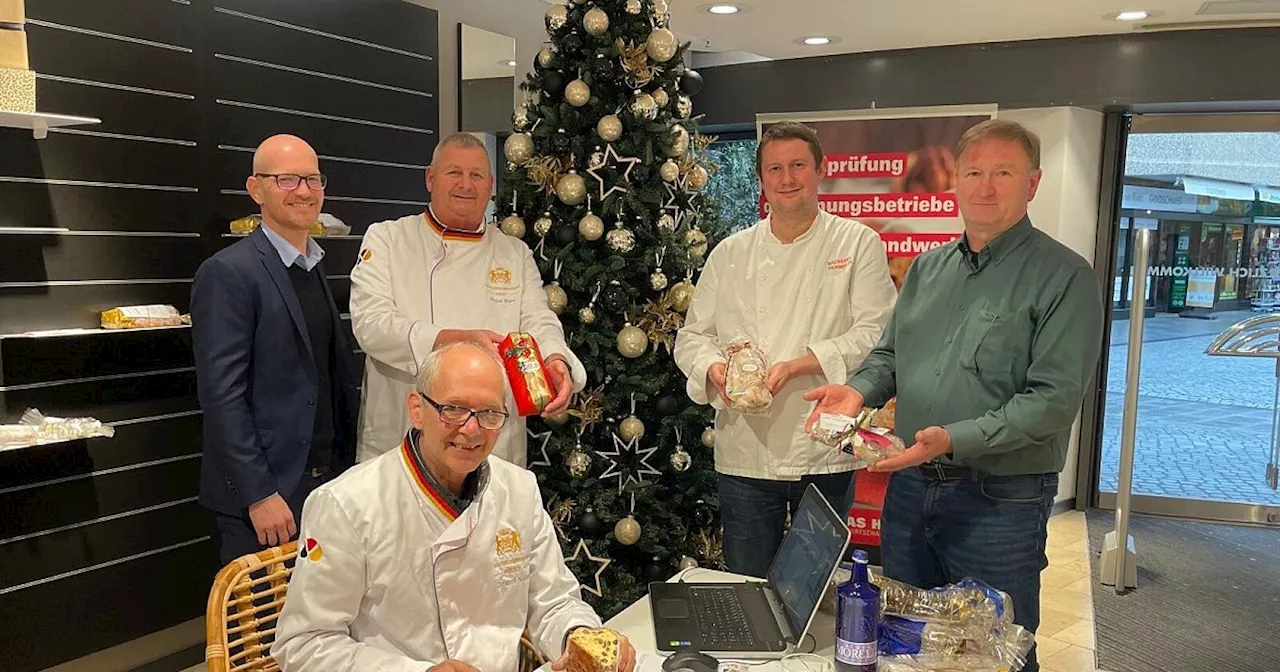 Dubai-Schokoladen-Stollen bei der Stollenprüfung in Paderborn