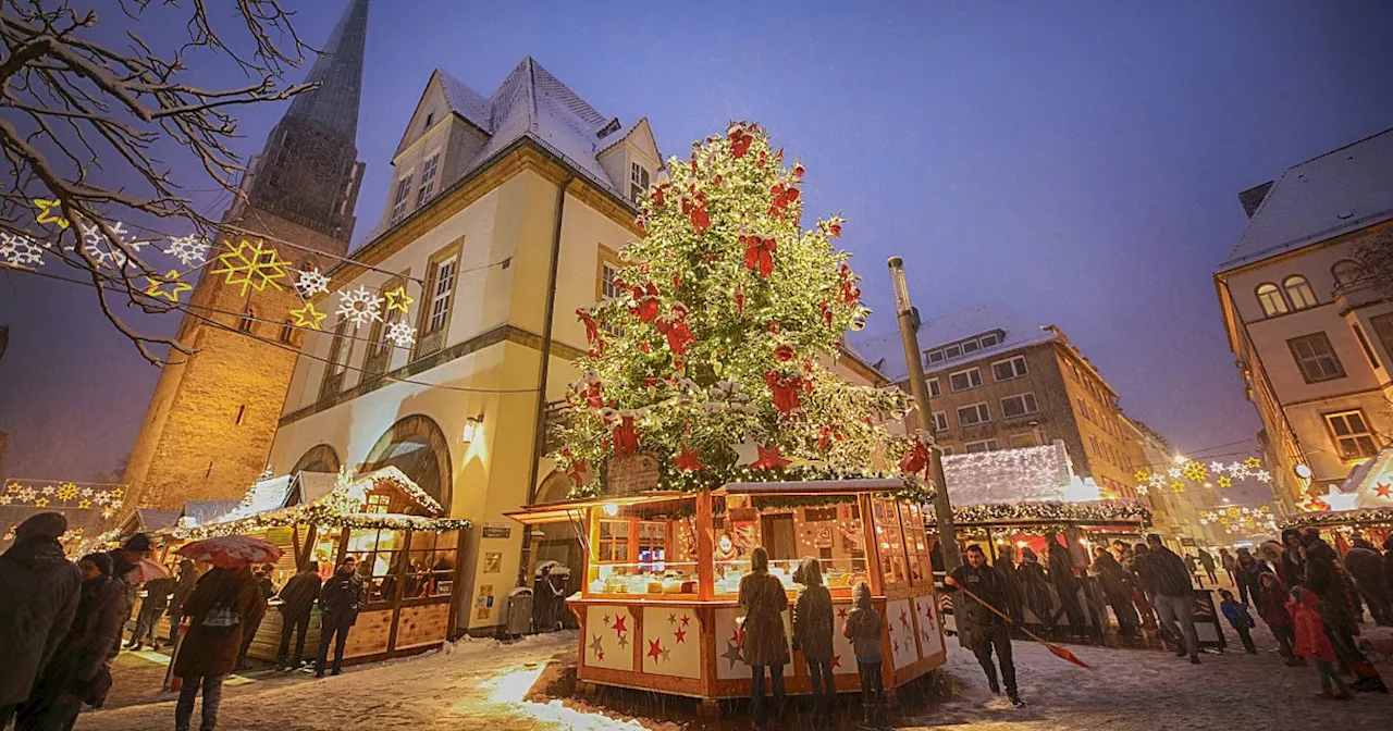 Sturmtief „Quiteria“ im Anmarsch - verschneiter Weihnachtsmarkt-Start in Bielefeld möglich