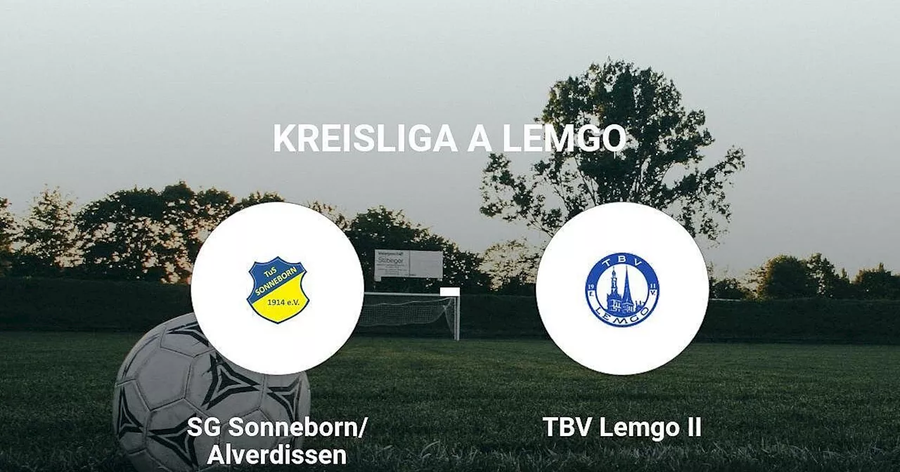 TBV Lemgo II ergibt sich der SG Sonneborn/Alverdissen