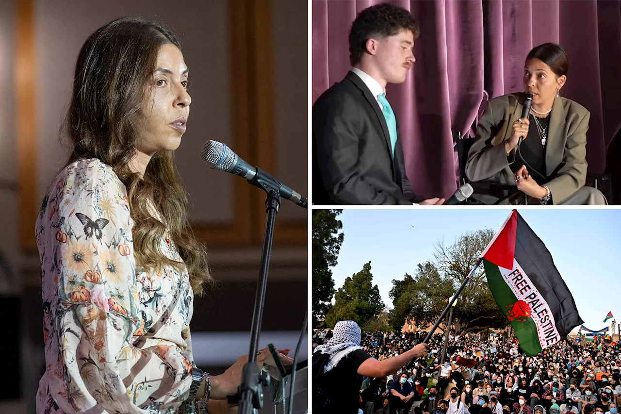 Freed Hamas hostage confronts UCLA student behind anti-Israel protests in excruciating exchange