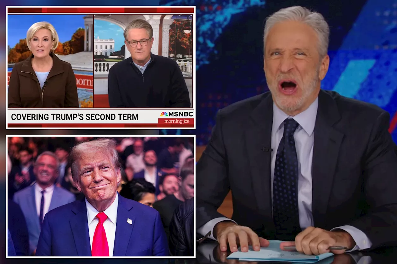 Jon Stewart slams 'Morning Joe' hosts' hypocrisy over meeting with Trump: 'You said he was Hitler'