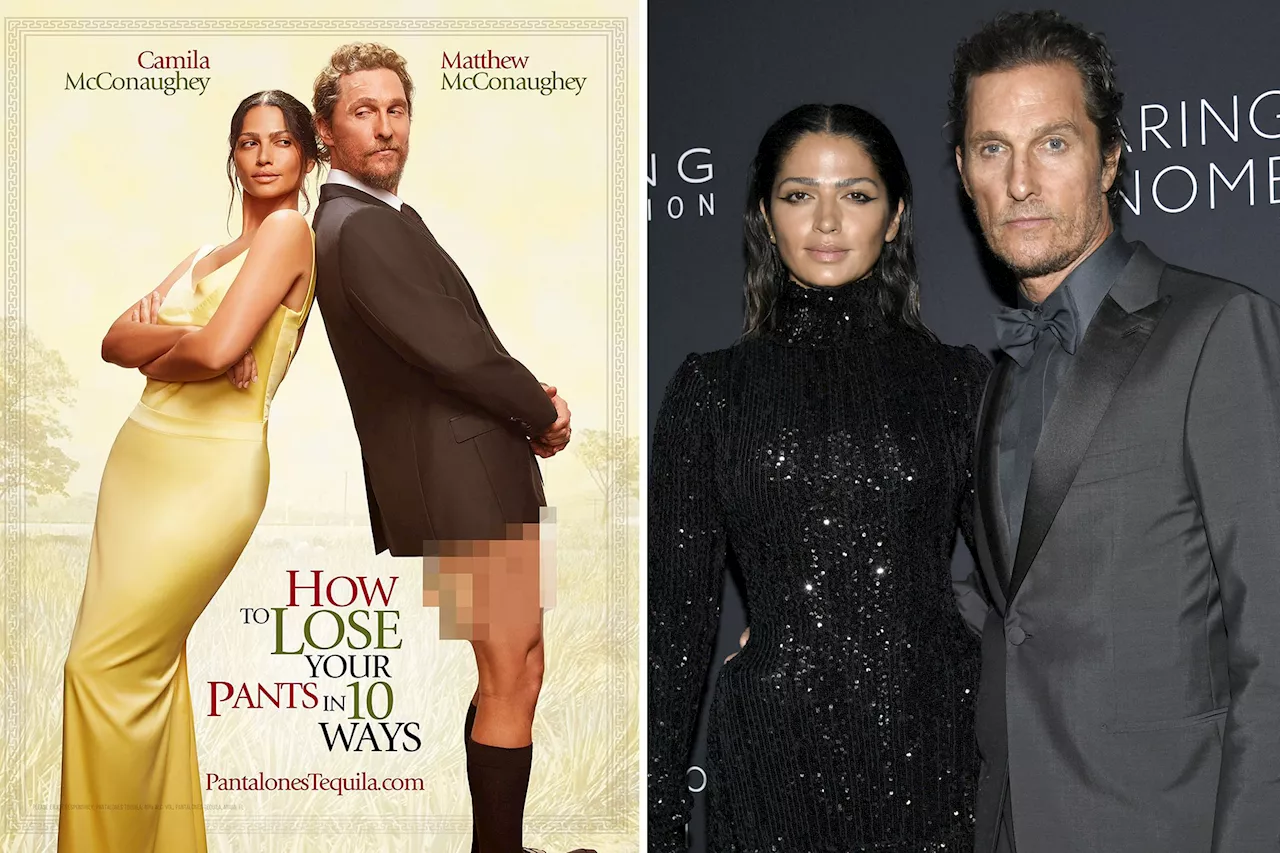 Matthew McConaughey channels his 'How to Lose a Guy in 10 Days' character in video with wife Camila