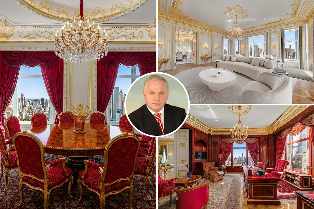  Russian oligarch poised to sell gilded NYC penthouse in an all-cash deal -- amid a massive global property sell-off