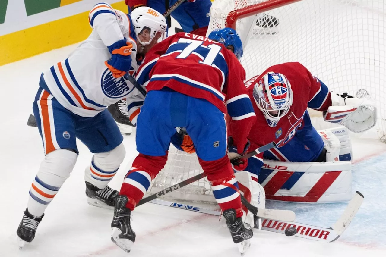 Sam Montembeault backstops Canadiens to 3-0 win over Oilers