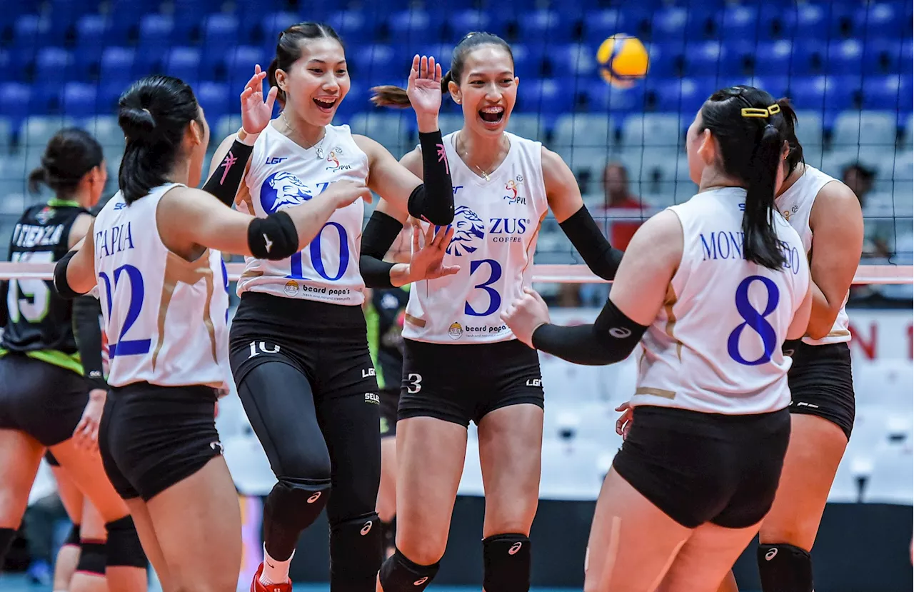 ZUS scores breakthrough win; PLDT grabs share of early PVL lead