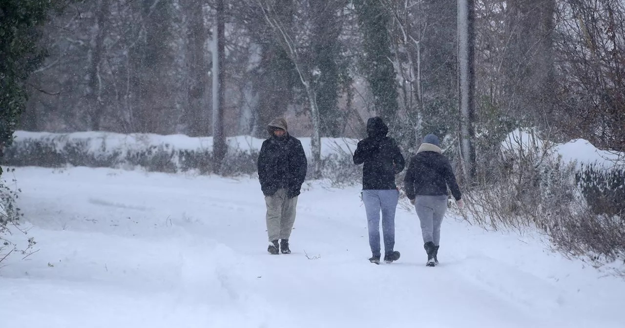 Weather map spots counties to hit -4 degrees as Met Eireann issue 8-hour snow warning