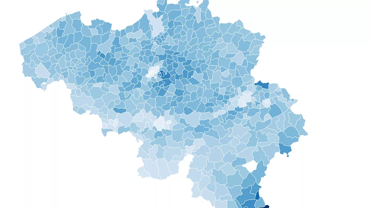 La commune la plus riche de Belgique est en Wallonie, la plus pauvre à Bruxelles