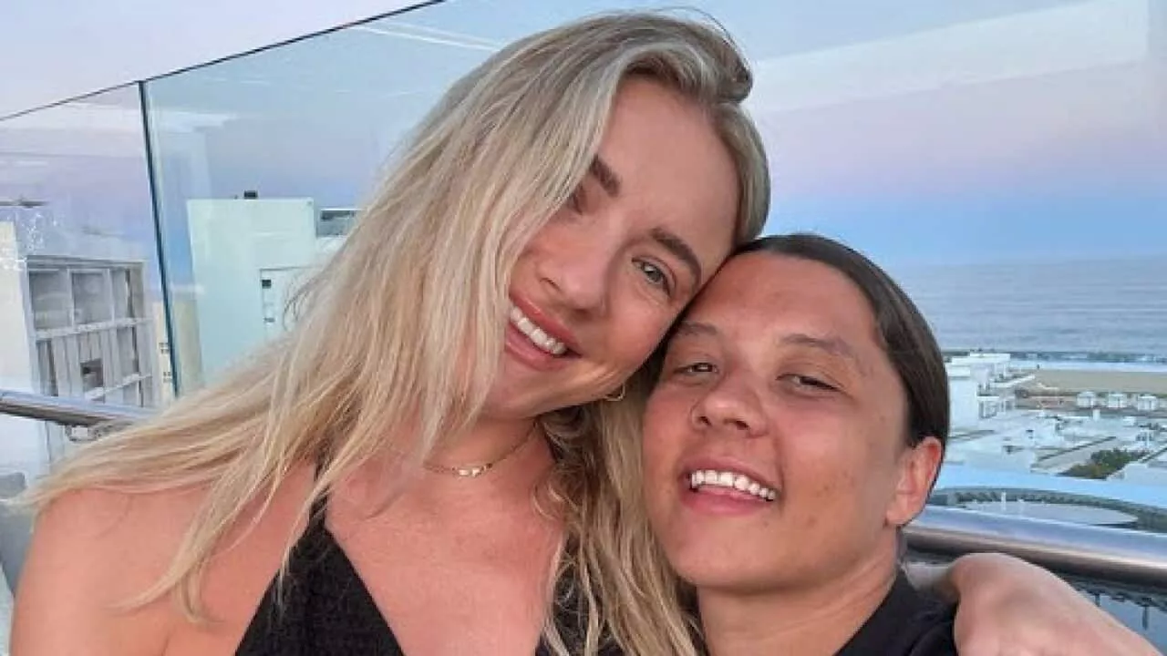 'Homophobia has no place': Matildas star Sam Kerr receives abuse after sharing baby news