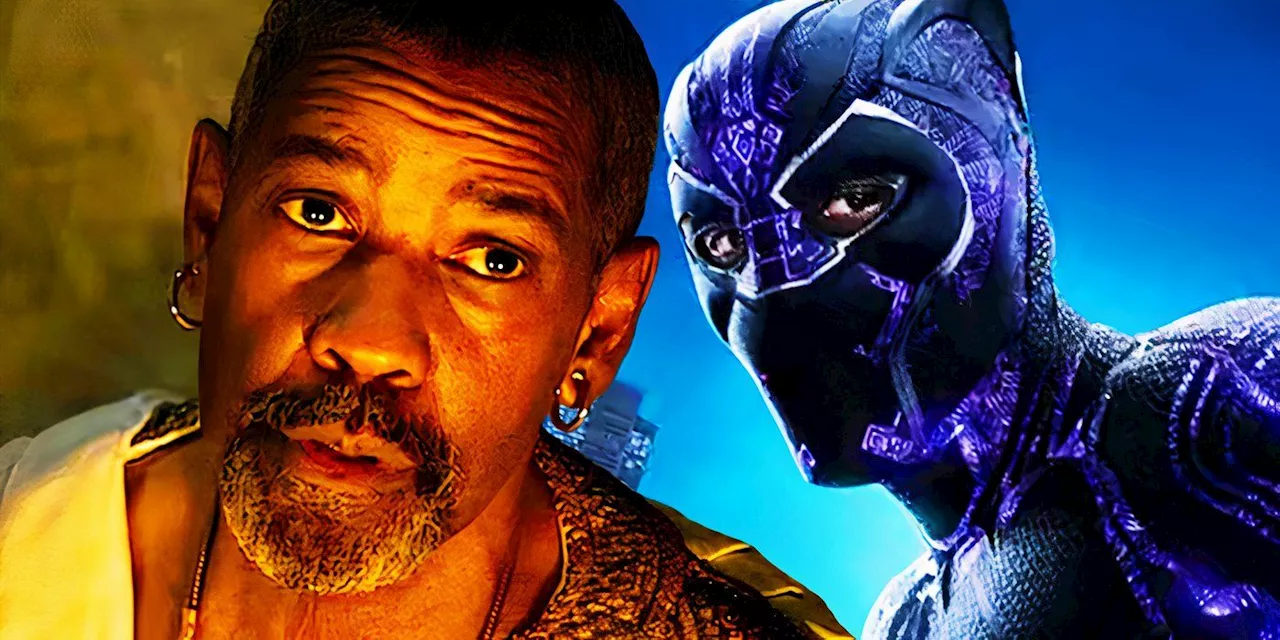 Denzel Washington Becomes The Black Panther In MCU Art After Black Panther 3 Casting News