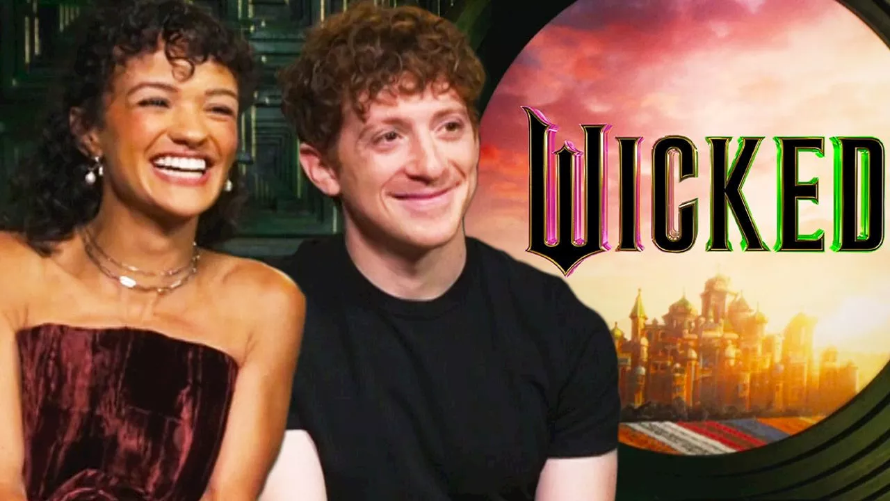 Wicked Stars Ethan Slater & Marissa Bode Break Down Their Onscreen Relationship And The Glinda Love Triangle