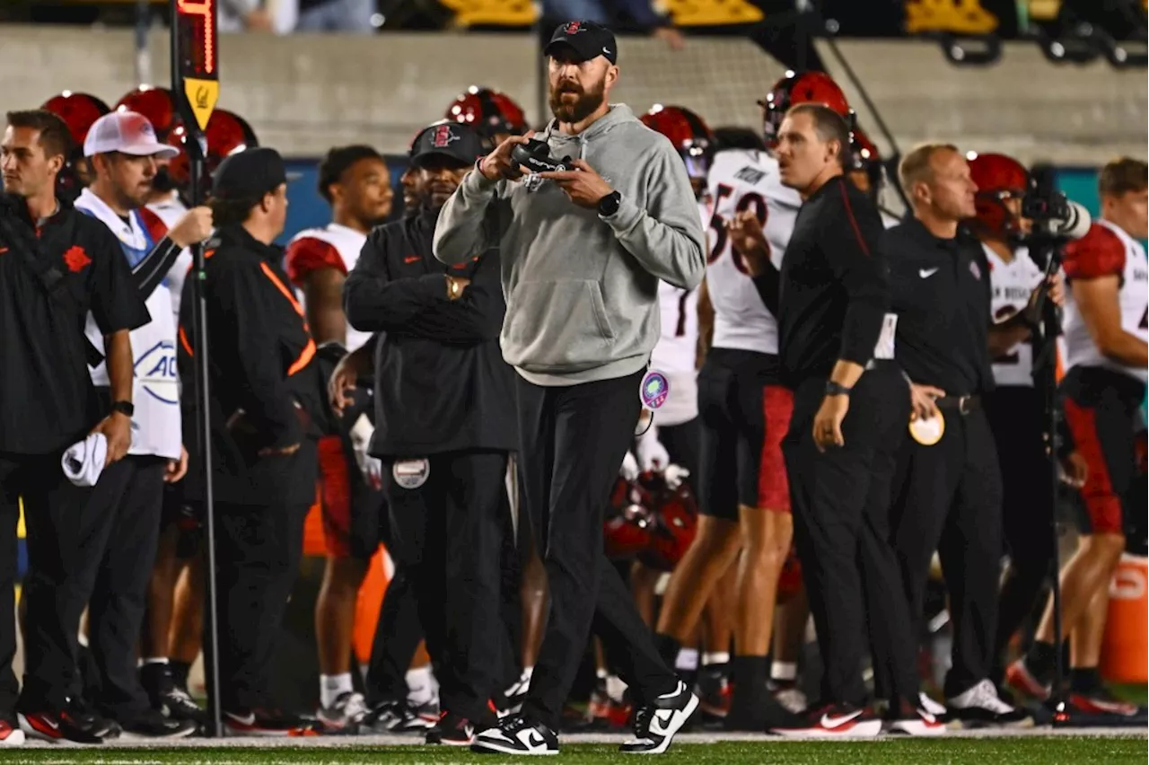 Aztecs notebook: Impact of NIL, transfer portal topics on table for Aztecs coach Sean Lewis