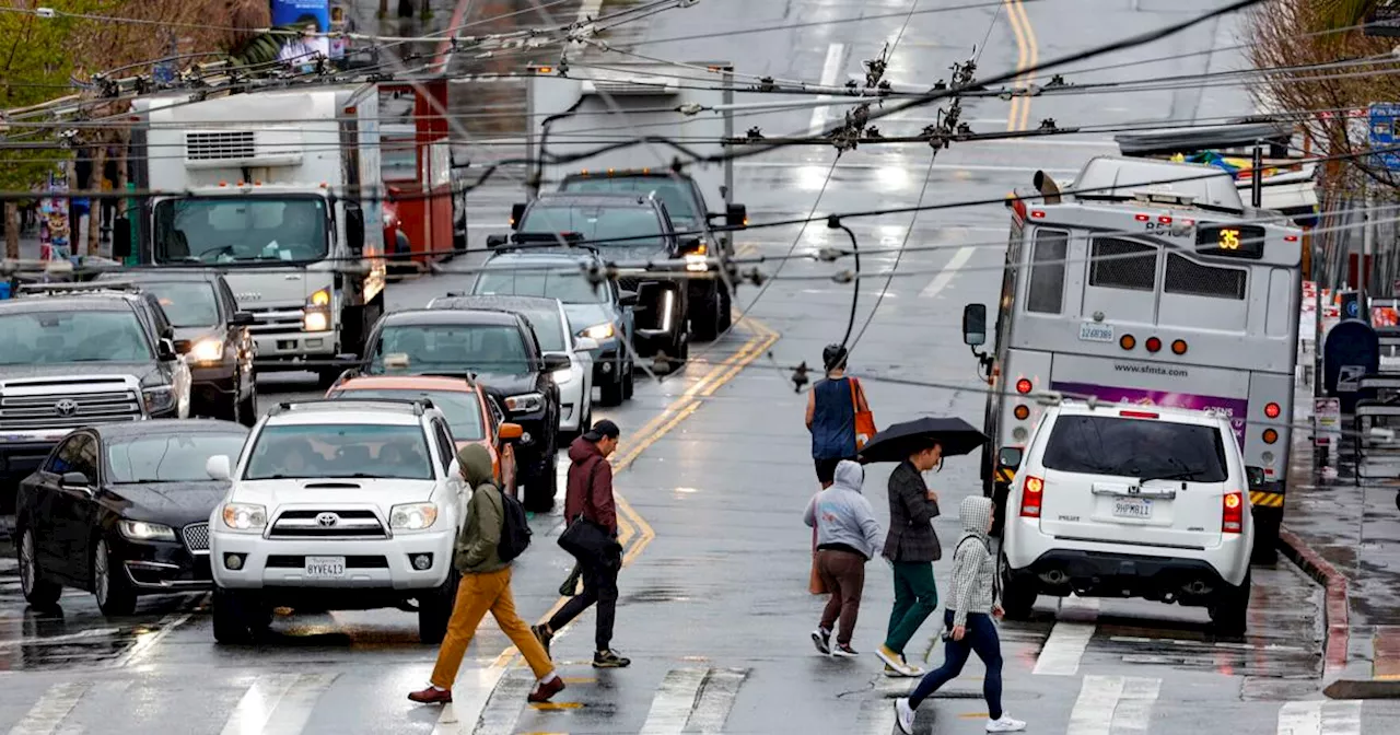 SF will swap sunny skies for heavy rains, winds