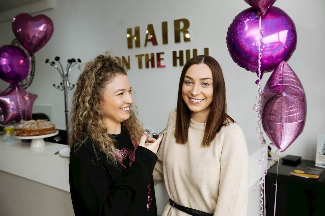 Shrewsbury hair salon raises hundreds for cancer charities after hairdresser faced the snip and donated hair