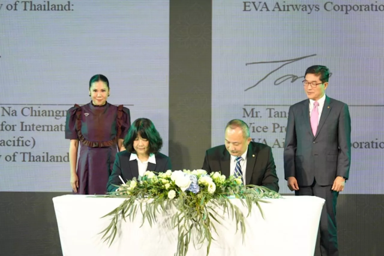 ททท.และ EVA Air ลงนามขยายความร่วมมือผลักดันไทยเป็นจุดหมายปลายทางด้านการท่องเที่ยวระดับโลก