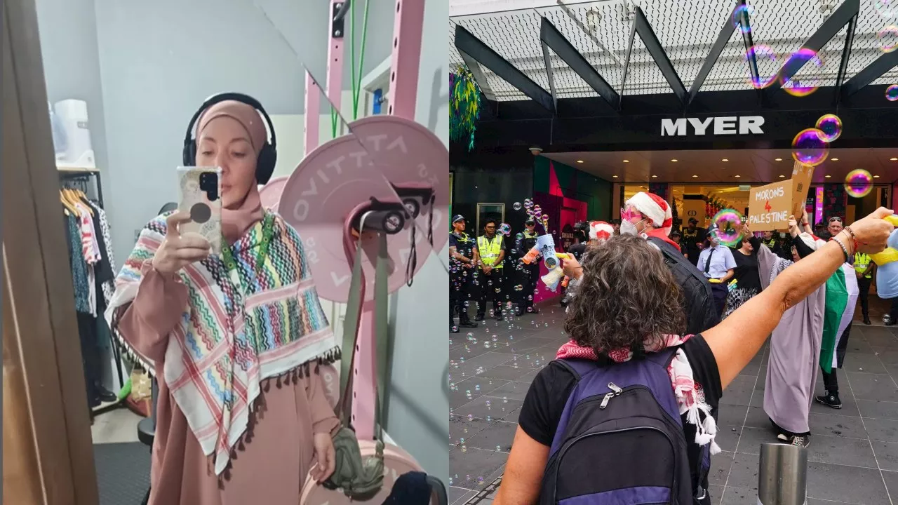 Recent Islam convert behind infamous Myer Windows stunt claims she’s not sorry