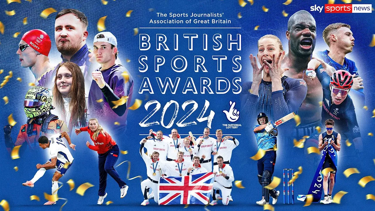 SJA British Sports Awards 2024: Sportsman, Sportswoman and Team of the Year to be announced