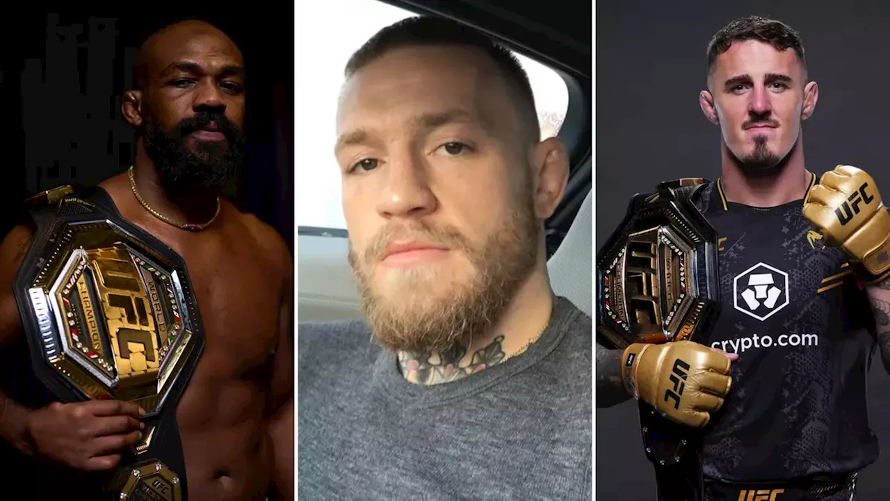 Conor McGregor makes his feelings clear on Jon Jones vs Tom Aspinall fight in post which stunned UFC fans