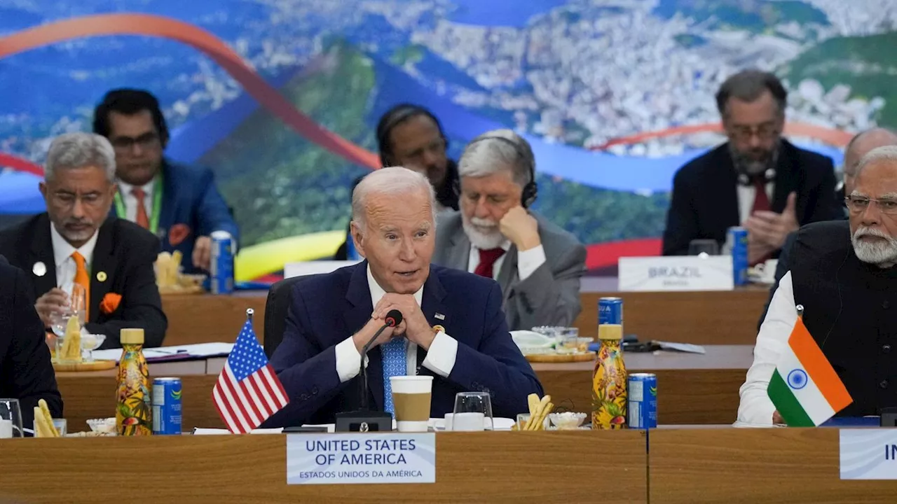 Internationales Spitzentreffen: G20 in Rio: Bidens langsamer Abschied von der Weltbühne