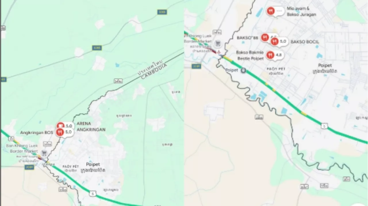 Terbongkar dari Google Maps: Kota di Kamboja Ini Dibanjiri Warung Indonesia, Diduga Pusat Judi Online?