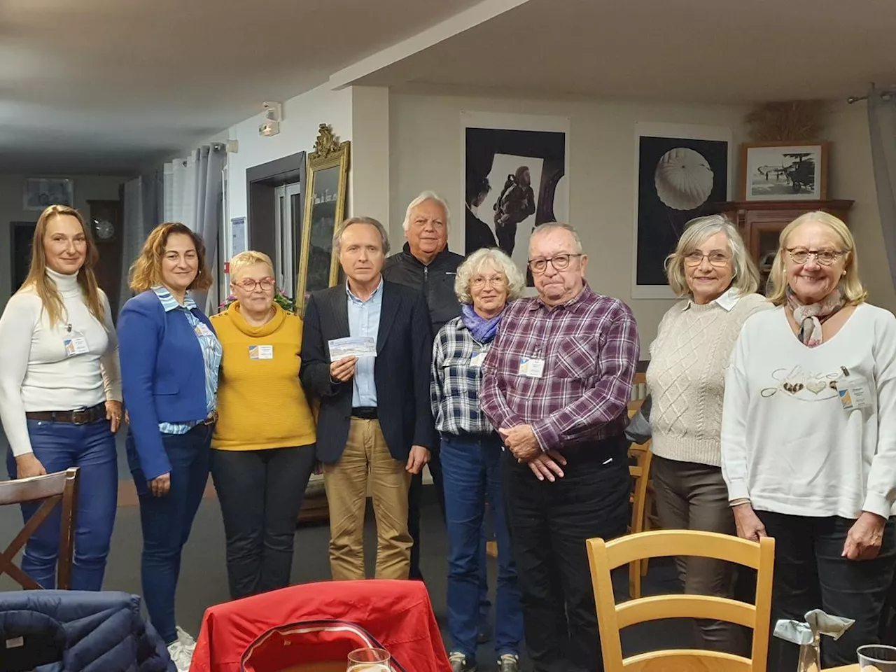 Biscarrosse : le Rotary Club solidaire avec Alliance 40, qui soutient les personnes en fin de vie