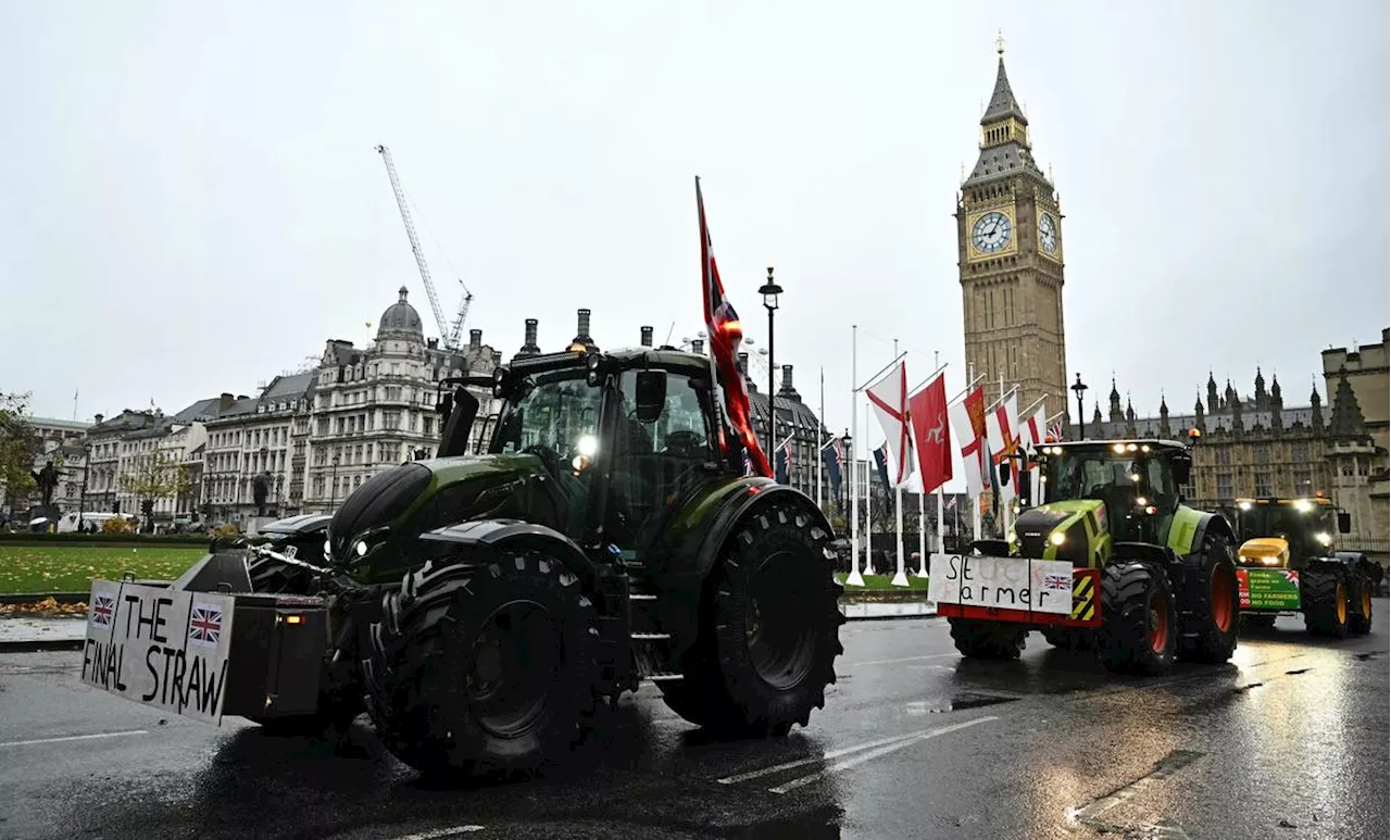 Colère des agriculteurs : à Londres aussi, les tracteurs ont défilé