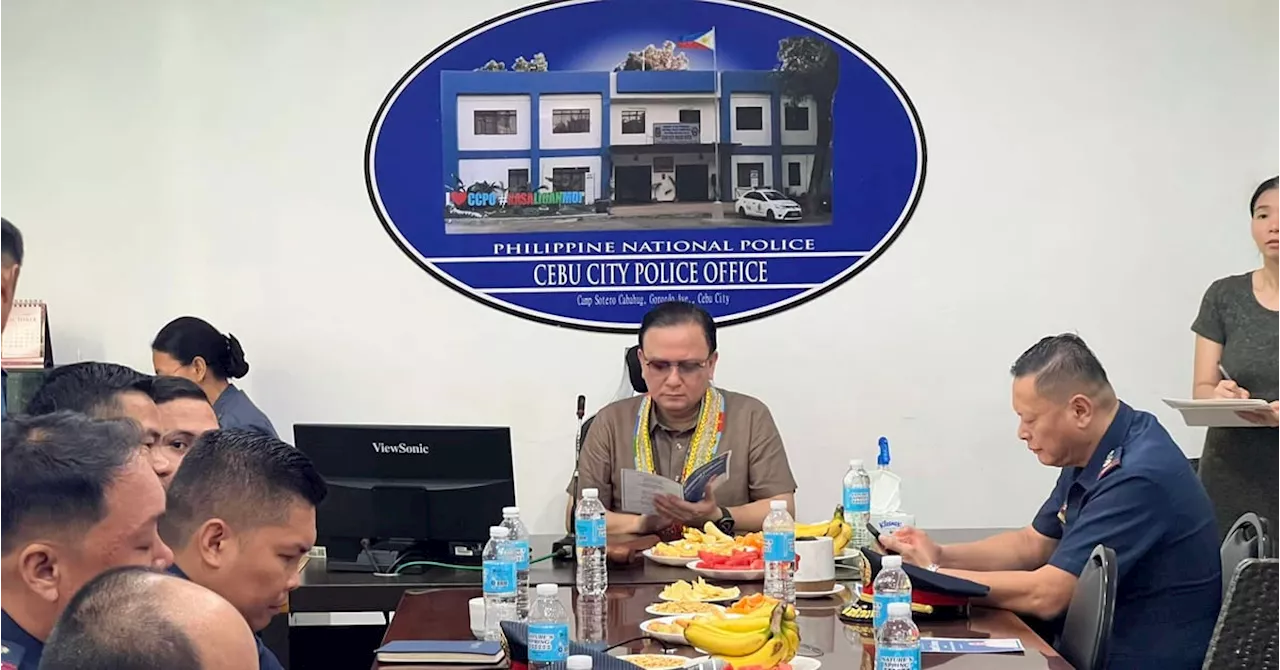 Garcia talks with Cebu City police to discuss preparations for Sinulog 2025