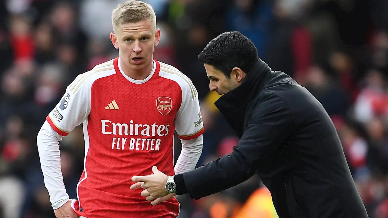 Oleksandr Zinchenko shares cheeky tactic Mikel Arteta uses as part of last-minute matchday mind games...