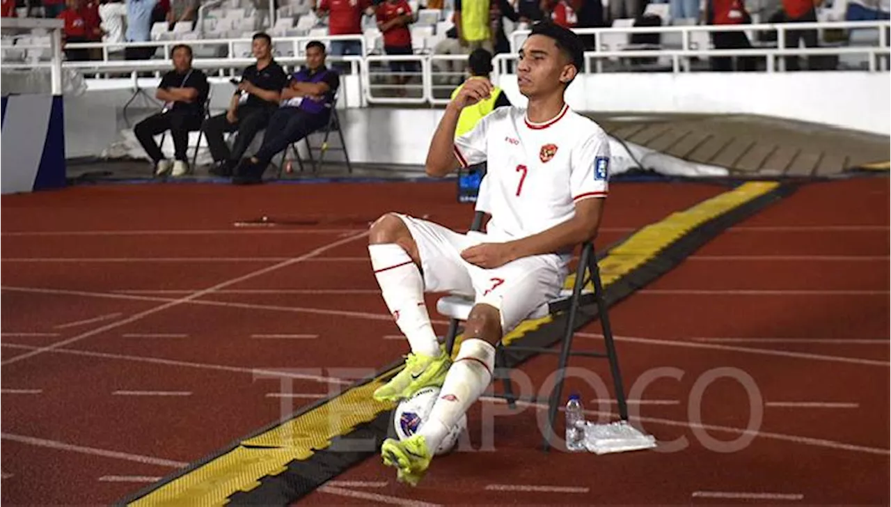 Penjelasan Marselino Ferdinan soal Selebrasi Duduk di Kursi Ball Boy Usai Jebol Gawang Arab Saudi