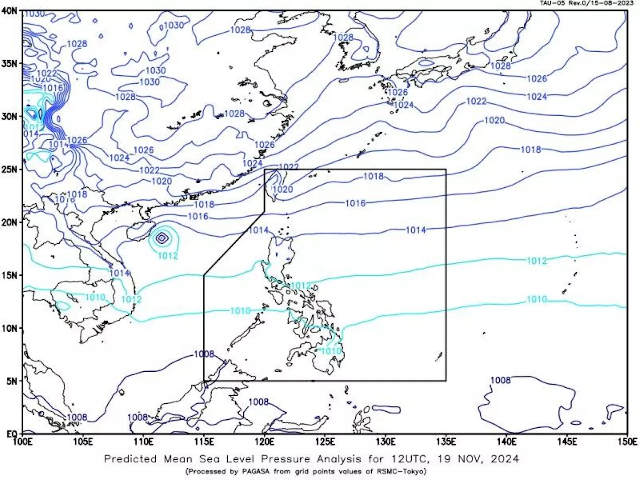 Pagasa declares onset of northeast monsoon