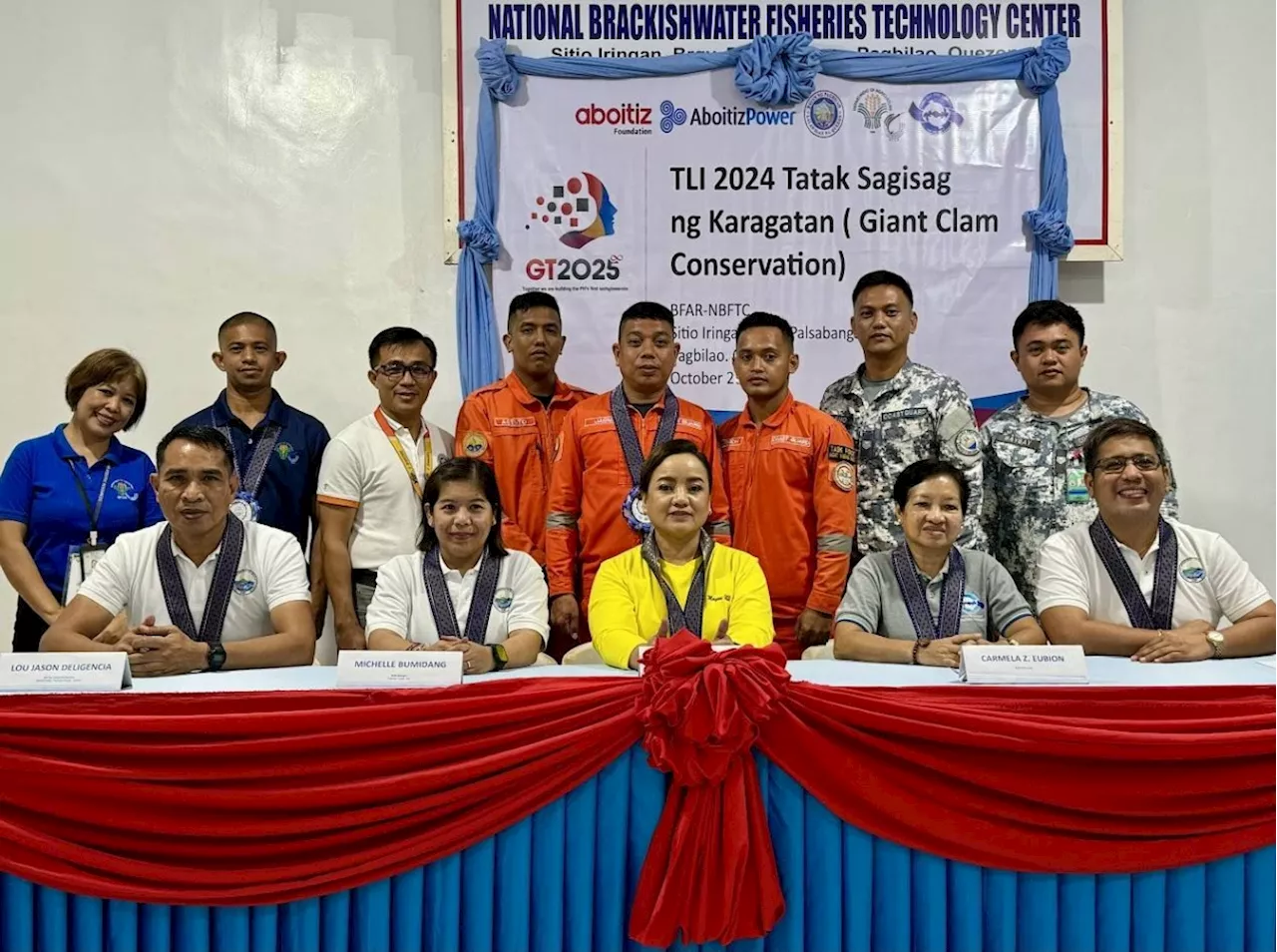 TLI leads initiative to preserve giant clams in Pagbilao, Quezon