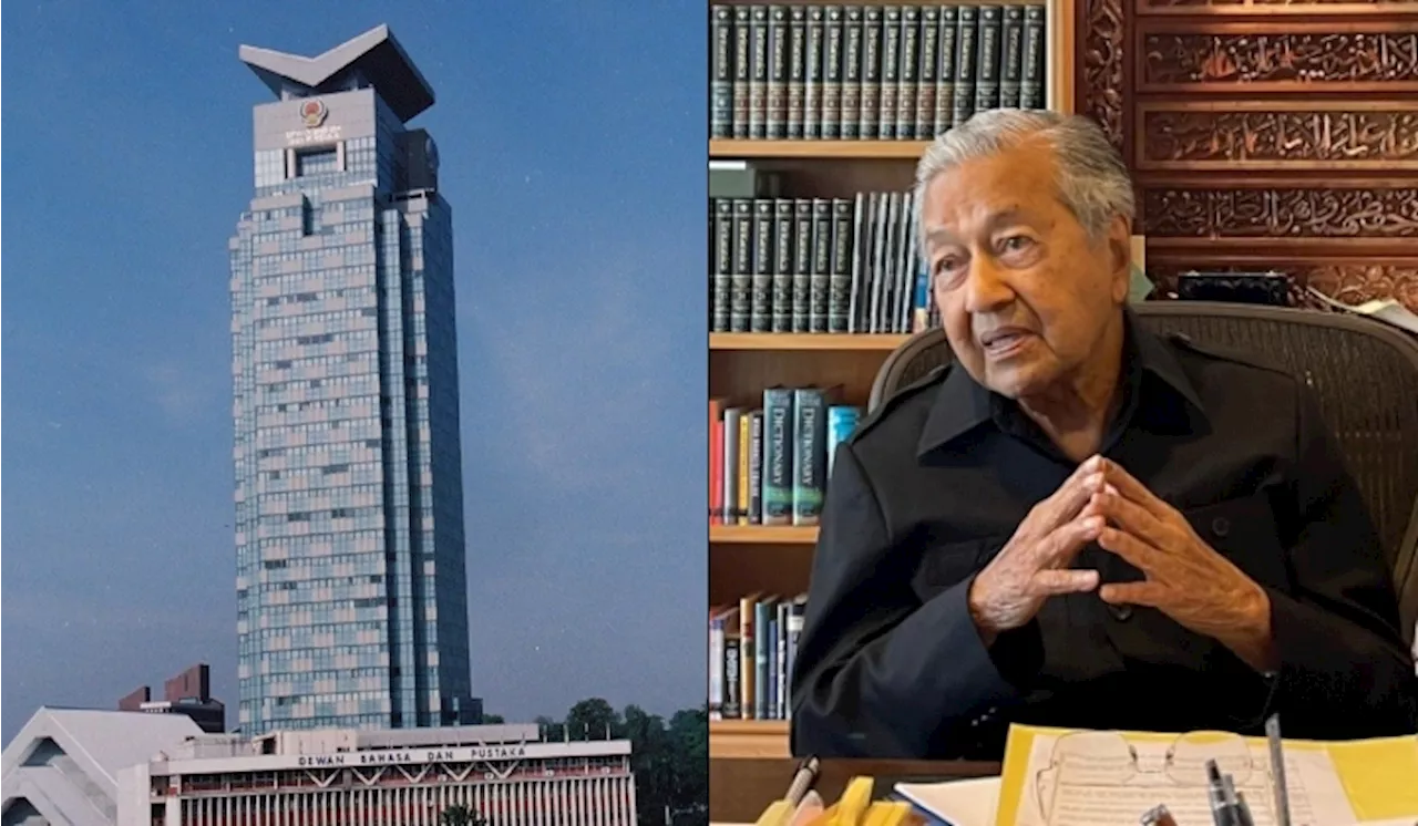 Tun M Luah Isu Papan Tanda Shopping Mall Di KL Bukan Bahasa Melayu, Ini Respon DBP