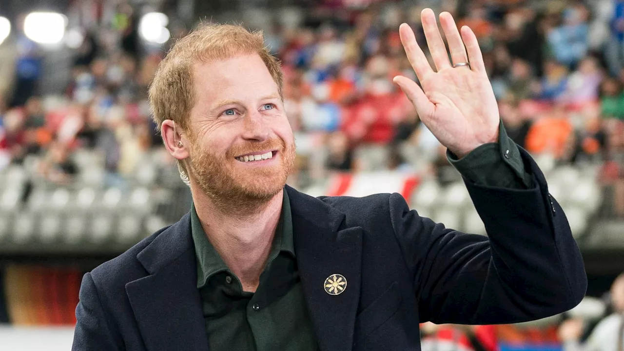 Usually ‘meek’ Prince Harry is clearly happier on solo trips away from Meghan & ‘dictated speeches’, says r...