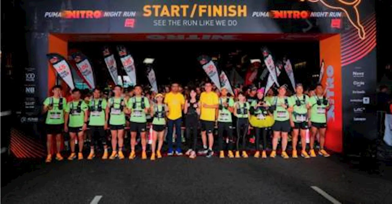 Runners light up the night at Puma’s Nitro Night Run 2024