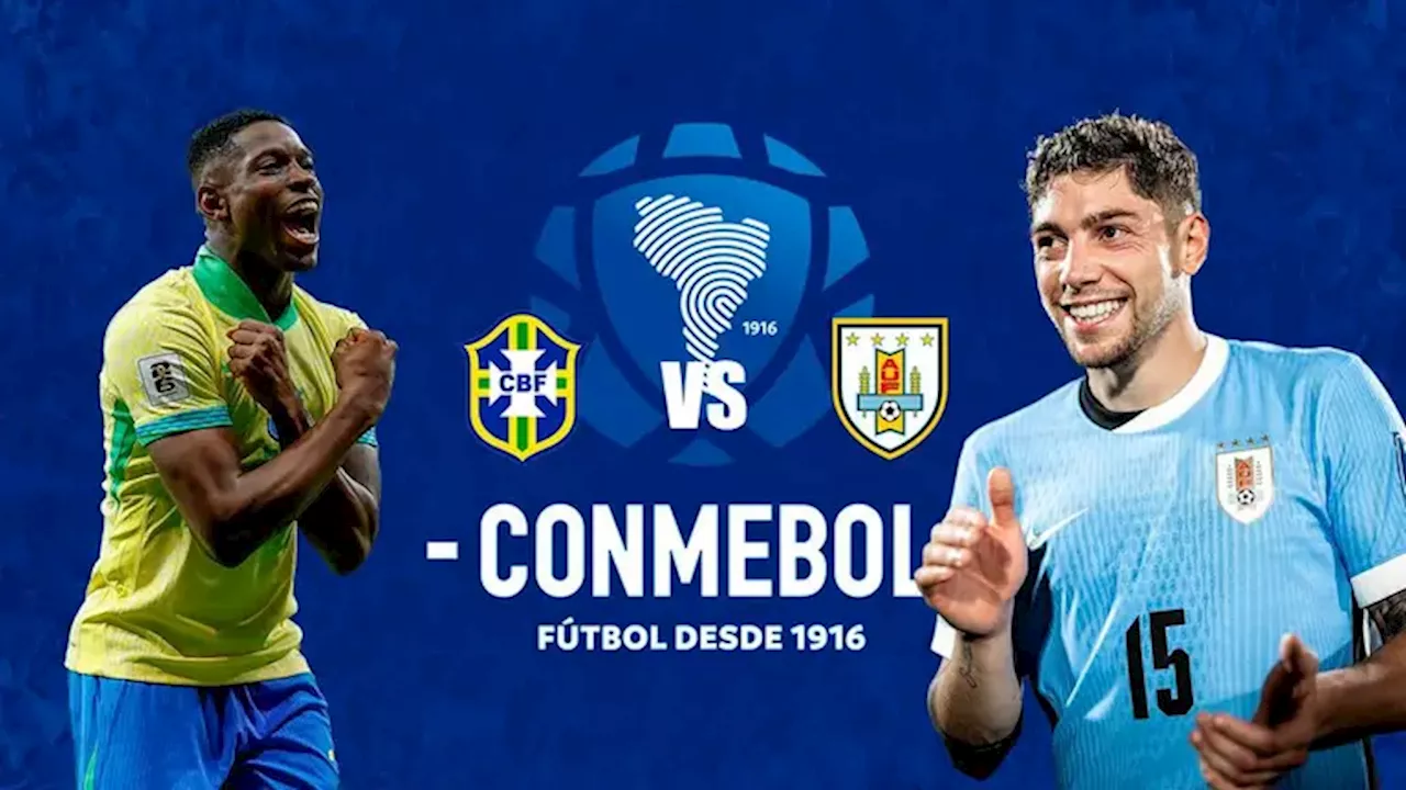 Brasil vs. Uruguay: Horario y dónde ver el partido de las Eliminatorias de Conmebol