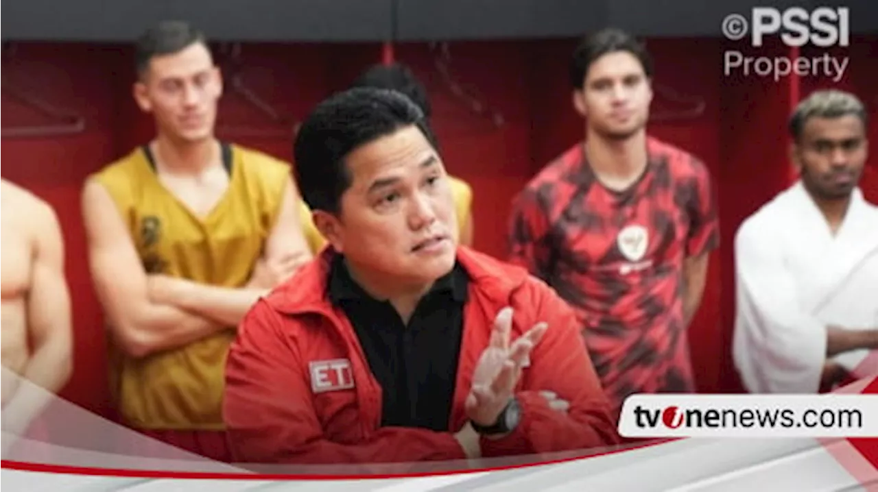 Erick Thohir Sebut Evaluasi Timnas Indonesia Usai Hadapi Arab Saudi Tidak Spesifik ke Individu